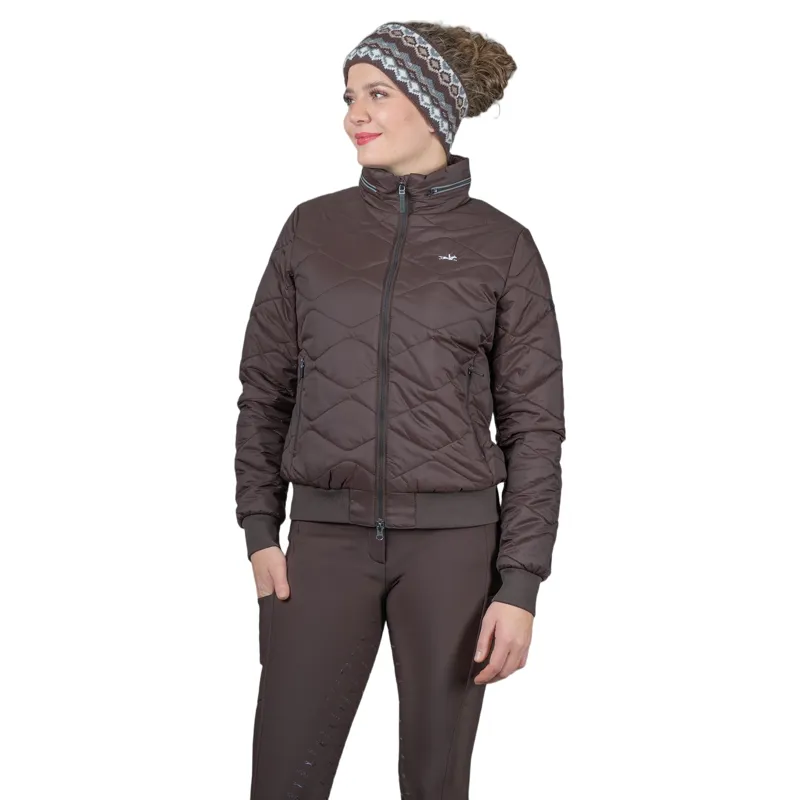 Schockemohle Janet Womens Lightweight Quilted Jacket - Mocca-8