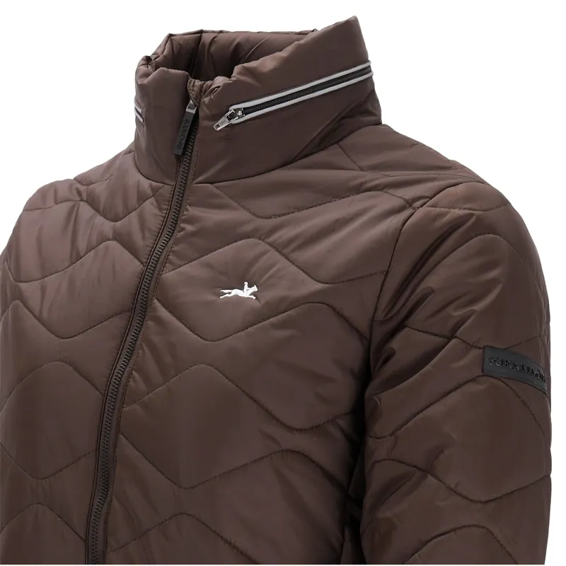 Schockemohle Janet Womens Lightweight Quilted Jacket - Mocca-5