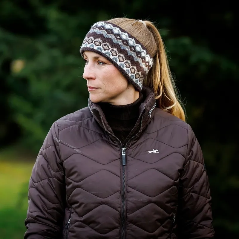 Schockemohle Janet Womens Lightweight Quilted Jacket - Mocca-9