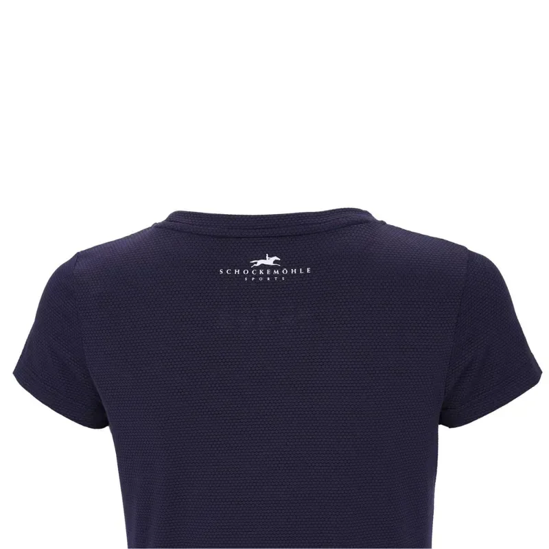 Schockemohle Jessy Womens T-Shirt - Dark Navy Pre-Order-2