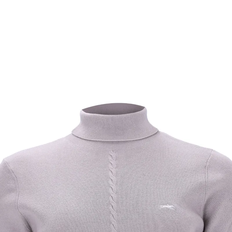 Schockemohle Josie Womens Long Sleeve Pullover Jumper - Silver Grey-2
