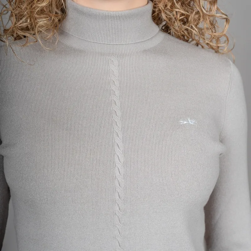 Schockemohle Josie Womens Long Sleeve Pullover Jumper - Silver Grey-4