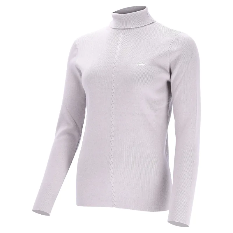 Schockemohle Josie Womens Long Sleeve Pullover Jumper - Silver Grey