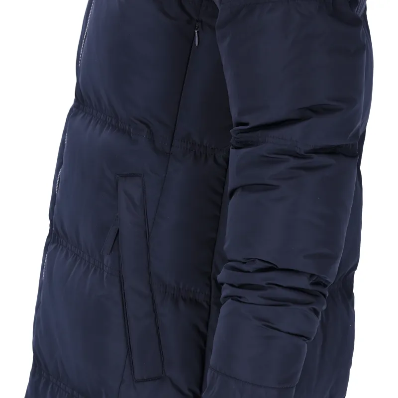 Schockemohle Kacy Womens Long Padded Coat - Dark Navy-4