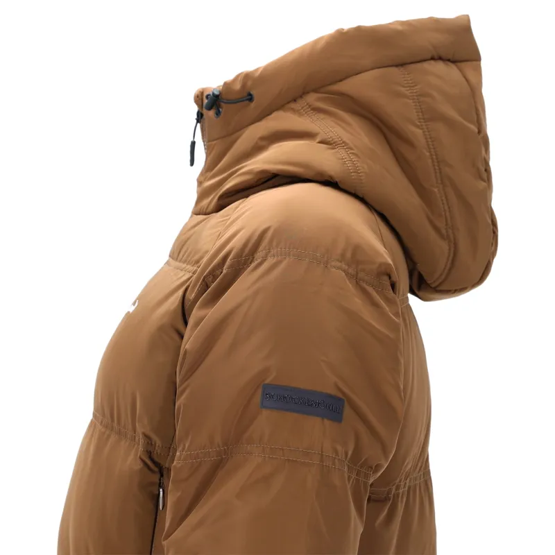Schockemohle Kacy Womens Long Padded Coat - Nougat-12