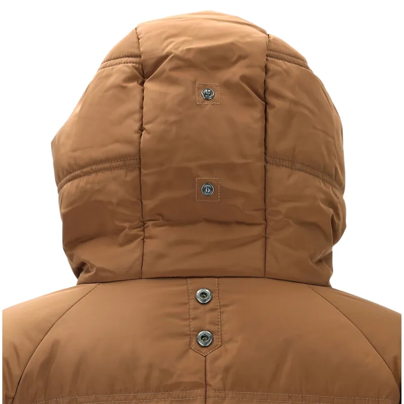 Schockemohle Kacy Womens Long Padded Coat - Nougat-7