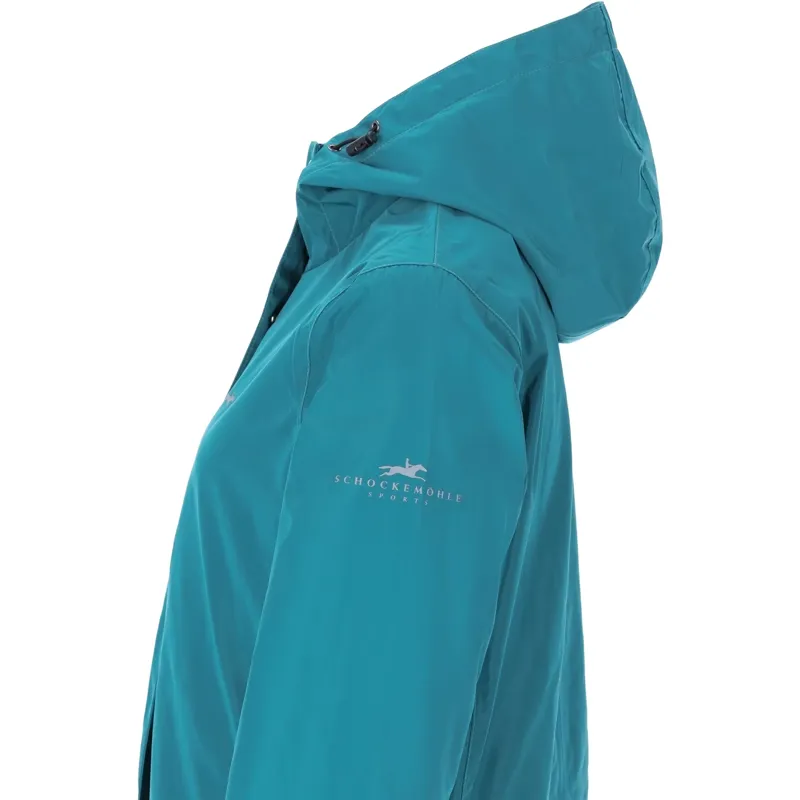 Schockemohle Kaija Womens Waterproof Long Jacket - Colonial Blue Pre-Order-2