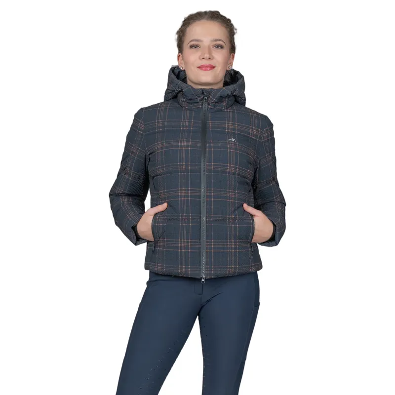 Schockemohle Leni Womens Padded Jacket - Dark Navy-6