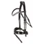 Schockemohle Malibu Anatomic Flash Bridle -  Patent Espresso/Silver