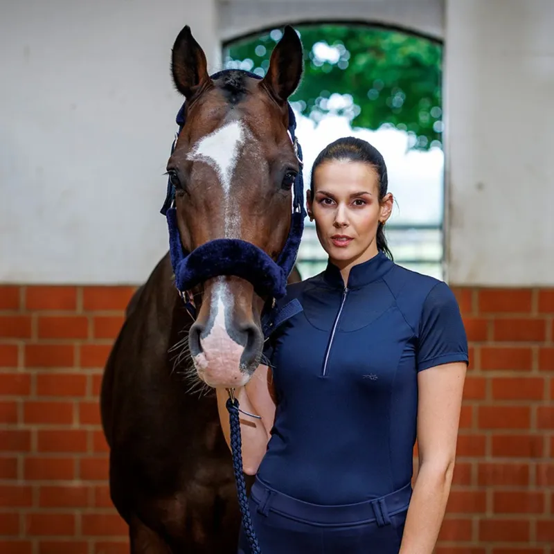 Schockemohle Melbourne Soft Style Headcollar - True Navy Pre-Order-2