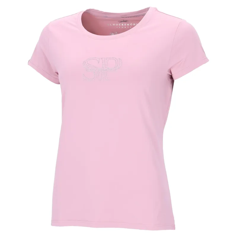 Schockemohle Nola SP Womens T-Shirt - Powder Pink
