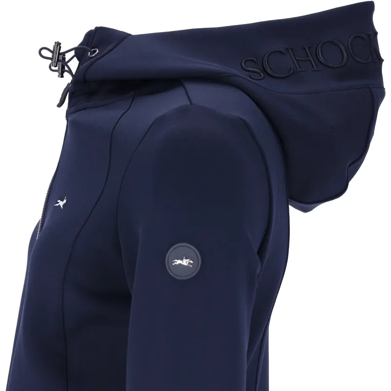 Schockemohle Savina Womens Full Zip Hoodie - Dark Navy-4