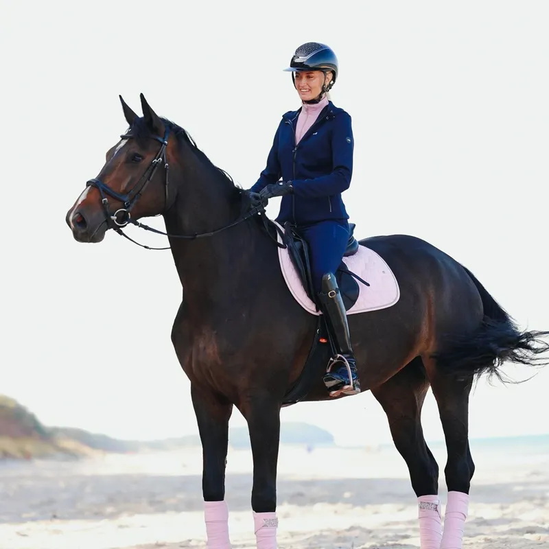 Schockemohle Savina Womens Full Zip Hoodie - Dark Navy-5