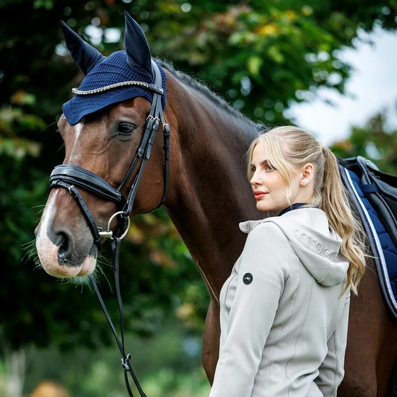 Schockemohle Savina Womens Full Zip Hoodie - Stone-7