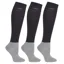 Schockemohle Show Tall Riding Socks 3 Pack - Navy/Navy/Navy