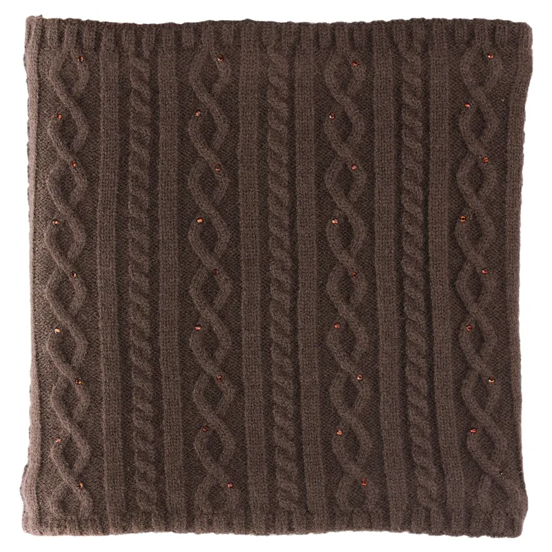 Schockemohle Glamour Womens Fleece Neck Tube - Mocca