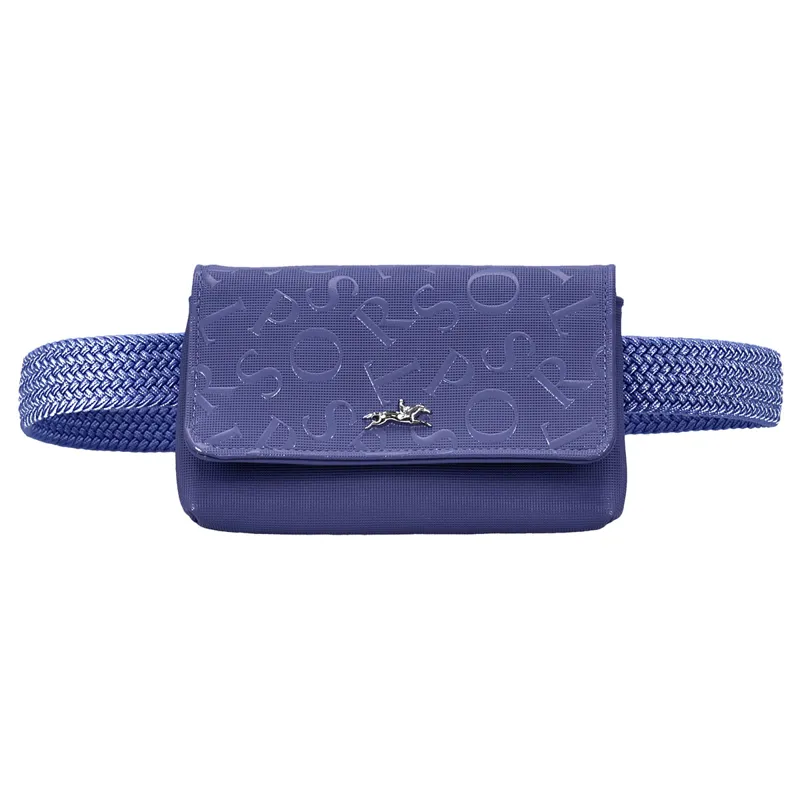 Schockemohle Pocket Belt - Logo/Jeans Blue