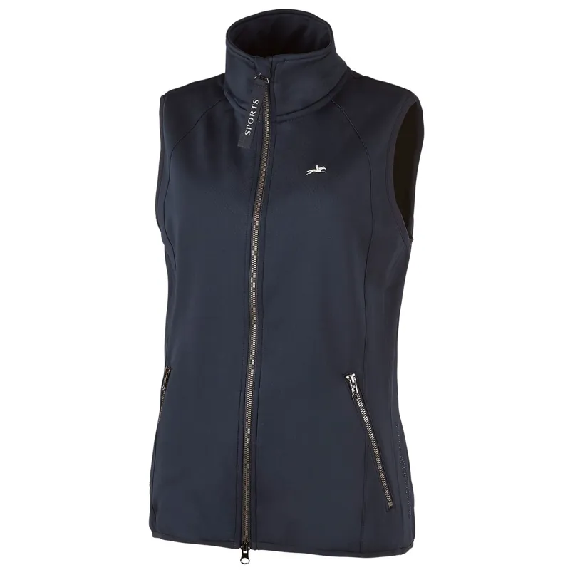 Schockemohle Harriet Style Ladies Softshell Gilet - Dark Blue
