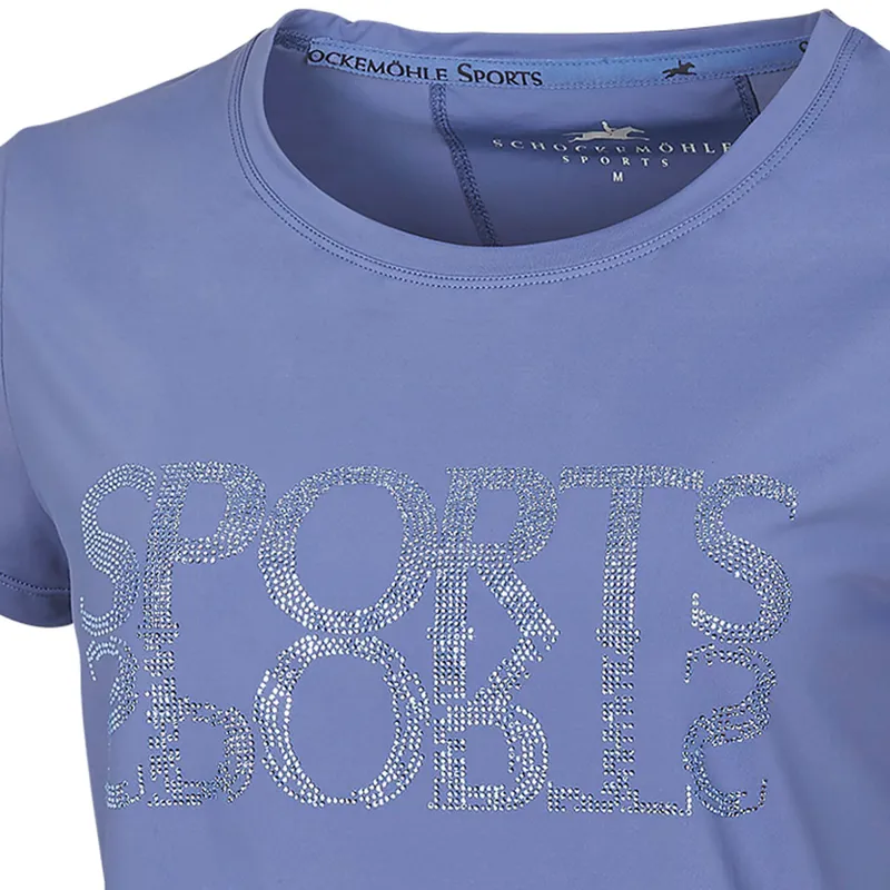 Schockemohle Linnea Style Ladies T-Shirt - Jeans Blue-1