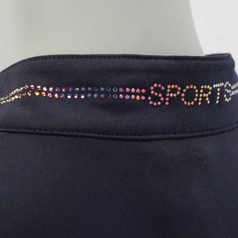 Schockemohle Summer Page Style Ladies Functional Shirt - Dark Blue-2