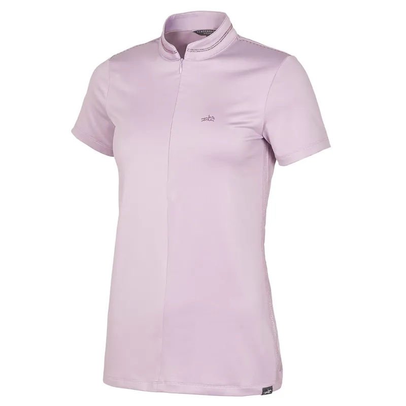 Schockemohle Summer Page Style Ladies Functional Shirt - Lavendel