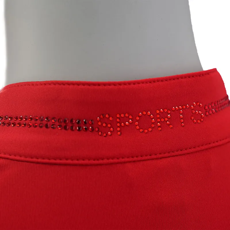 Schockemohle Summer Page Style Ladies Functional Shirt - True Red-2