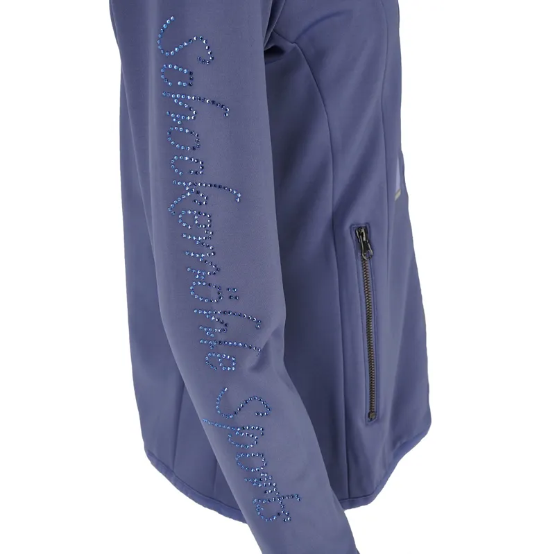 Schockemohle Shakira Style Ladies Hooded Jacket - Jeans Blue-3