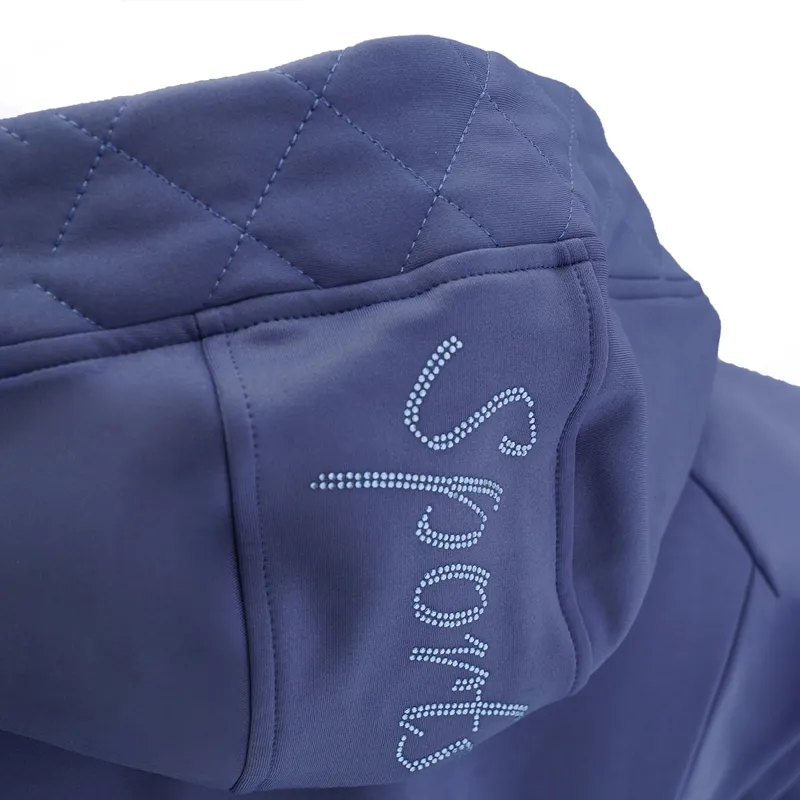 Schockemohle Shakira Style Ladies Hooded Jacket - Jeans Blue-2