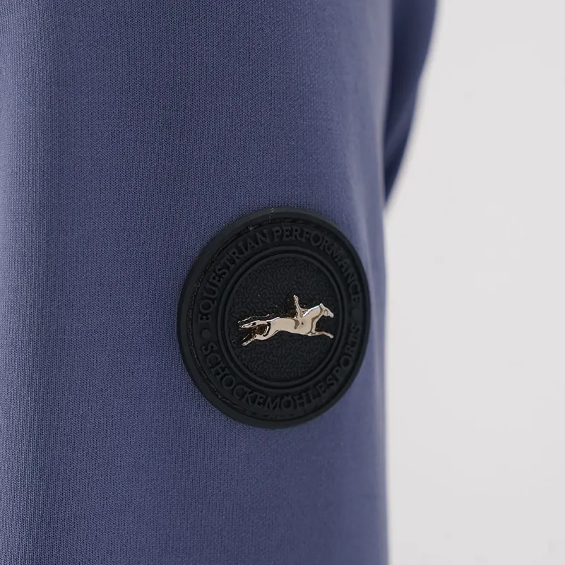 Schockemohle Shakira Style Ladies Hooded Jacket - Jeans Blue-4