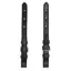 Schockemohle Equitus Buckle Cheek Pieces - Black/Silver