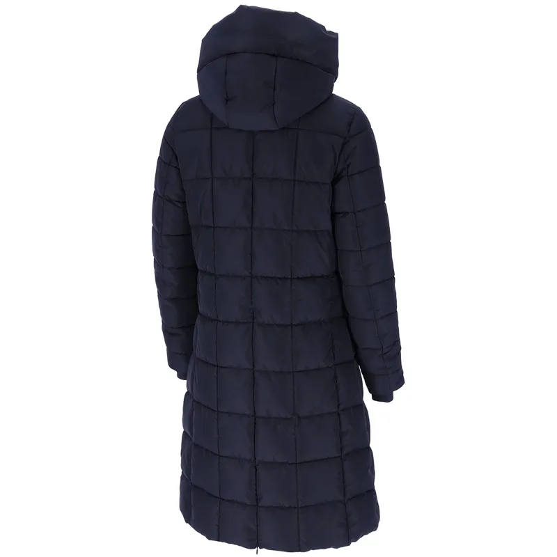 Schockemohle Kyra Style Ladies Long Puffer Jacket - Deep Night-2