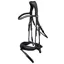 Schockemohle Malibu Anatomic Flash Bridle - Black/Silver