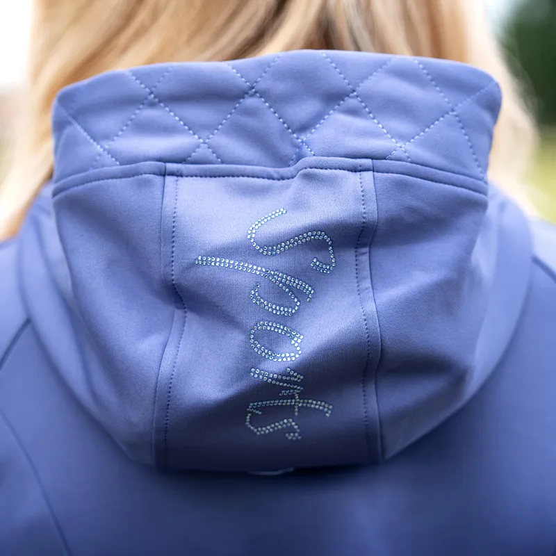 Schockemohle Shakira Style Ladies Hooded Jacket - Jeans Blue-8