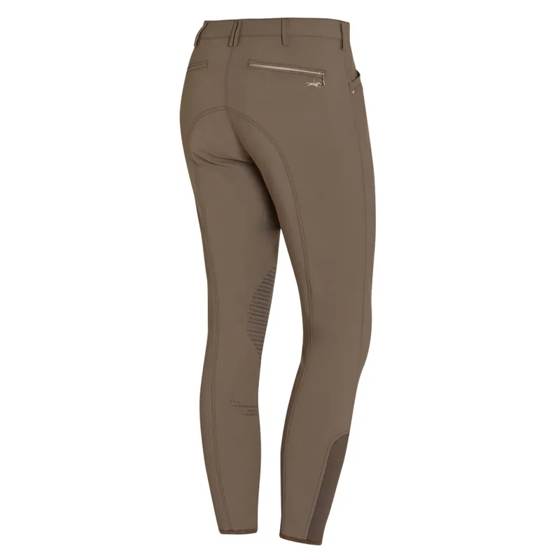 Schockemohle Summer Fynn Knee Grip Mens Breeches - Taupe-1