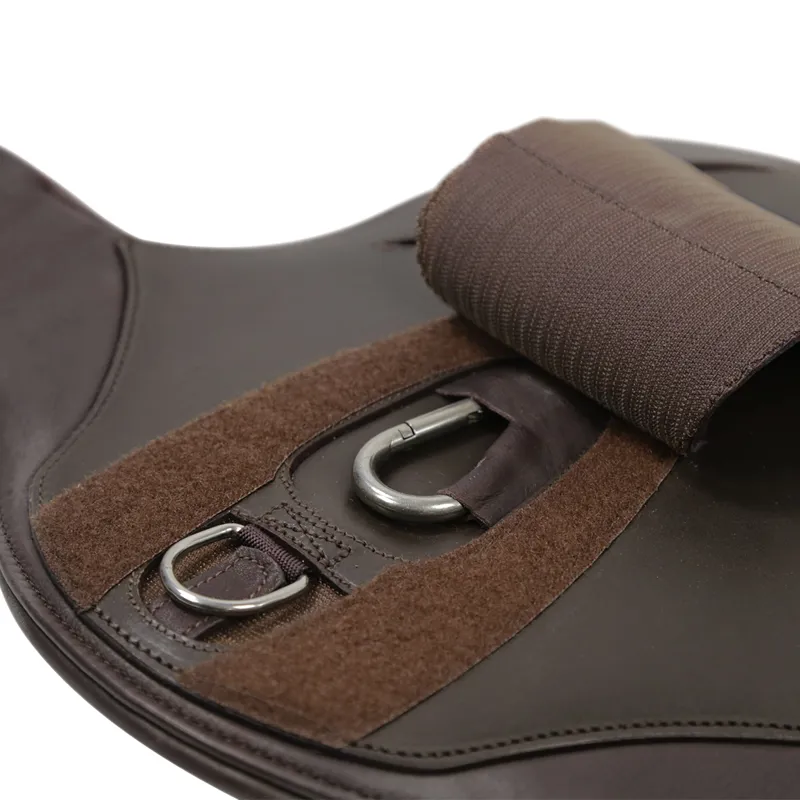 Schockemohle Oklahoma Stud Girth - Espresso/Silver-1