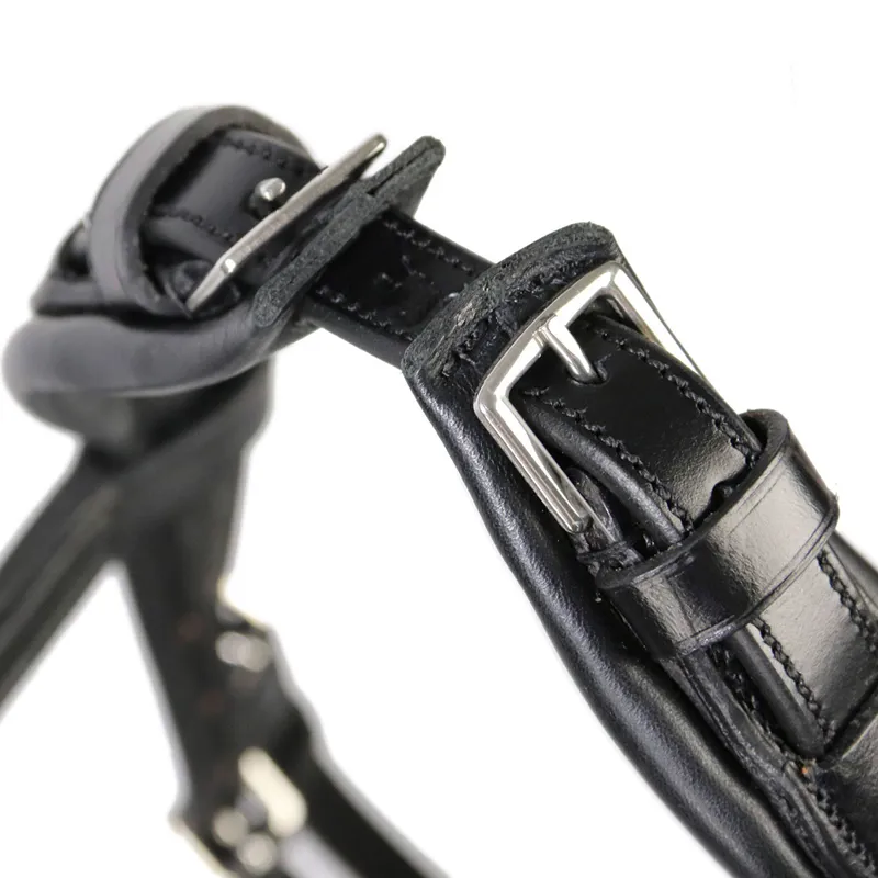 Schockemohle Equitus Rho Anatomic Headpiece - Espresso/Silver-3