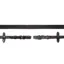 Schockemohle Dura Soft Inside Rubber Grip Reins - Black/Silver