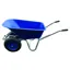 Carrimore Dual Wheel 120L Wheelbarrow - Blue