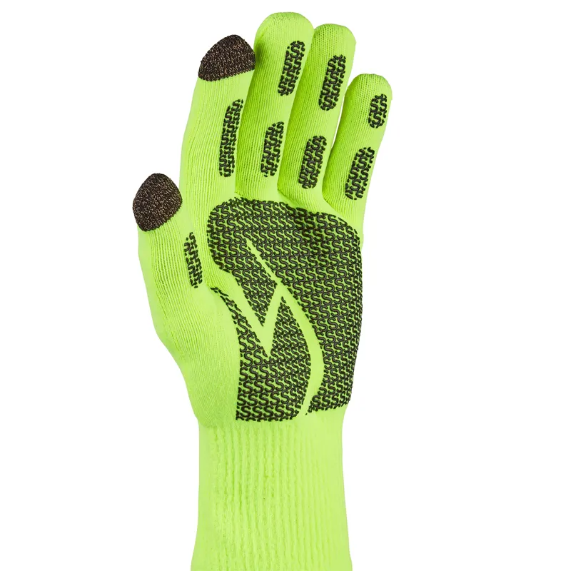 Sealskinz Anmer All Weather Ultra Grip Waterproof Gloves - Neon Yellow-1