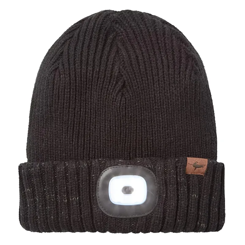 Sealskinz Heydon LED Waterproof Beanie Hat - Black