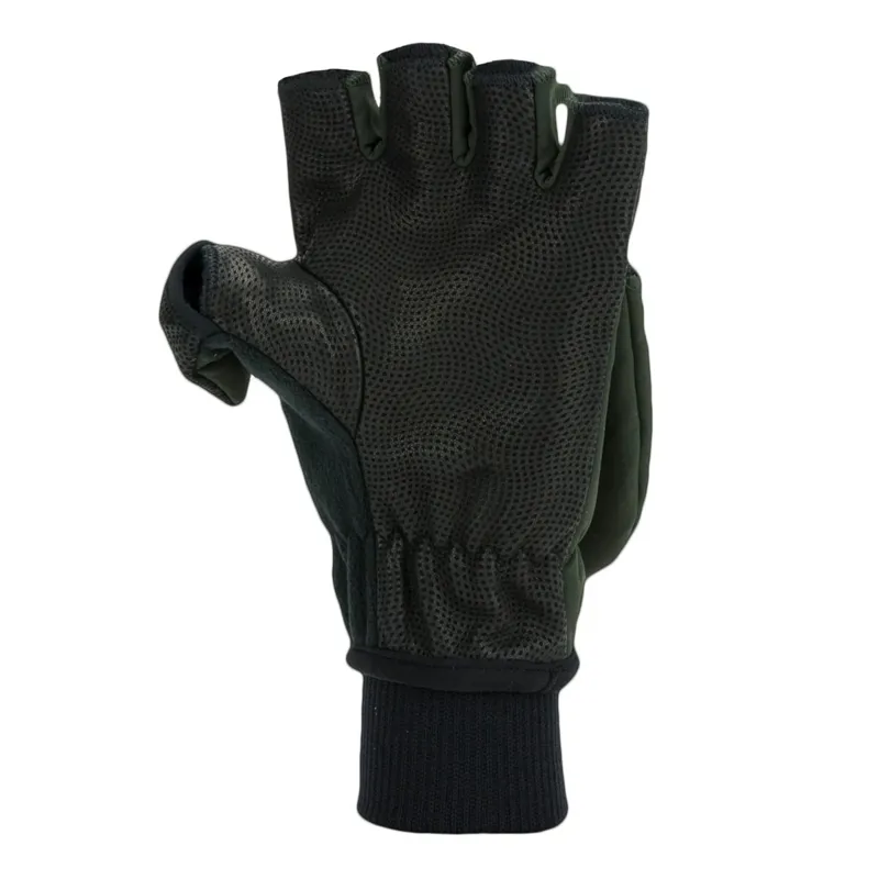 Sealskinz Windproof Cold Weather Convertible Mitts - Olive Green-1