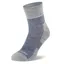 Sealskinz Morston Solo QuickDry Ankle Length Socks - Blue/Grey Marl