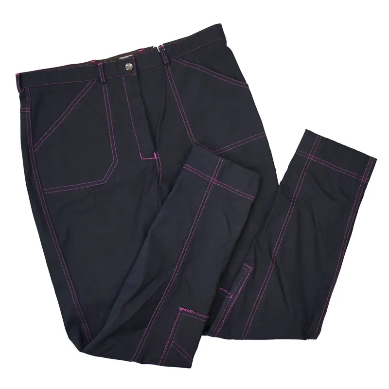 Sherwood Forest Melford Ladies Jodhpurs - Navy/Magenta 32in