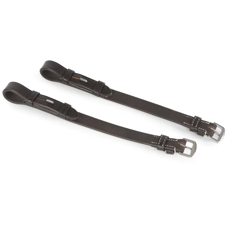 Shires Avignon Bridle Cheek Pieces - Havana