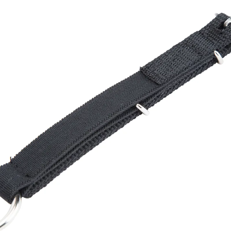 Shires Nylon/Elastic Daisy Rein - Black-3