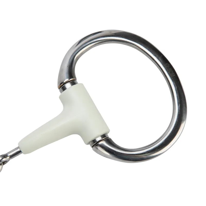Shires EquiKind Softie Flat Ring Peanut Link Eggbutt Bit-1