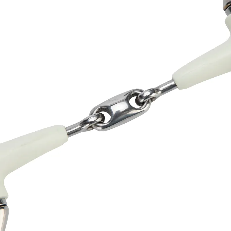 Shires EquiKind Softie Flat Ring Peanut Link Eggbutt Bit-2