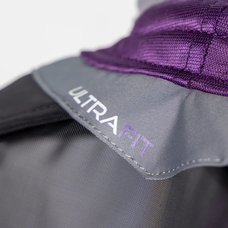 Shires FlyGuard Pro Deluxe Fly Mask with Nose Fringe - Purple-3