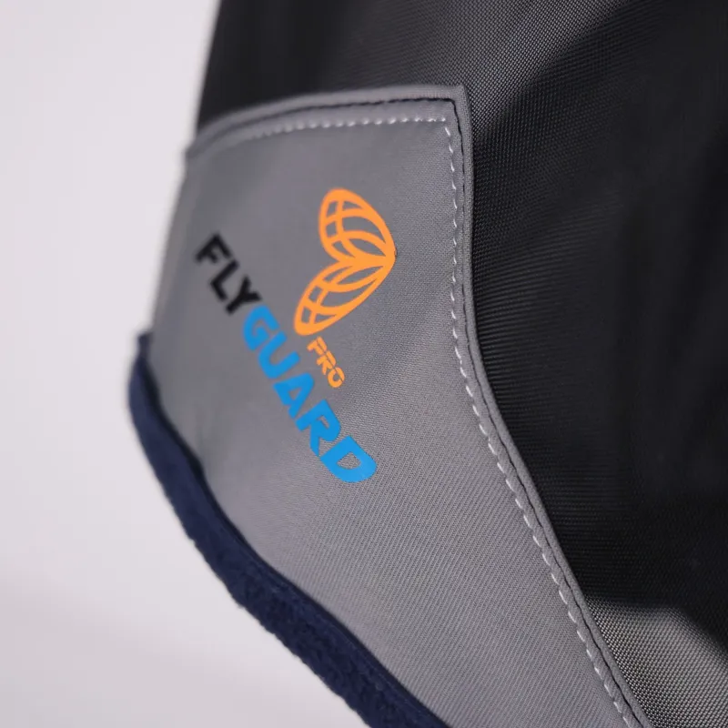 Shires FlyGuard Pro Fine Mesh Fly Mask with Ear Holes - Navy-2