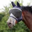 Shires FlyGuard Pro Fine Mesh Fly Mask with Ears and Fringe - Navy